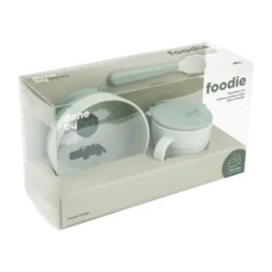 Done By Deer Foodie First Meal Set - Happy Clouds - 3-Delig - Green