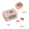 Done By Deer Lunchbox met Snackprikkers - Tiny Farm - Blue