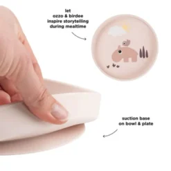 Done By Deer Stick & Stay Bord - Playground - Rond - 18 cm - Blue