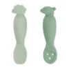 Done By Deer Tiny Farm Oefen Lepel Set - Green
