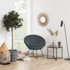 Europe Baby Bo Lounge Chair - Dark Grey