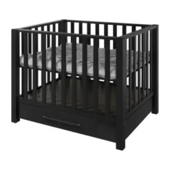 Europe Baby Casper Box Met Lade II Mat Zwart