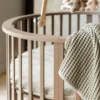 Europe Baby Circa Ronde Box Pakketdeal - Chestnut | Pretura Boxmatras - Superior Wave | Kidsmill Boxmatras Hoes