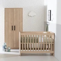 Europe Baby Nova Babybed Eiken 70 x 140 cm
