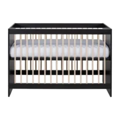 Europe Baby Nova Babybed Zwart Eiken 60 x 120 cm