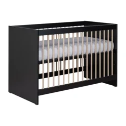 Europe Baby Nova Babybed Zwart Eiken 60 x 120 cm