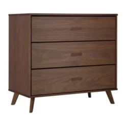 Europe Baby Olivia II Commode - Walnoot / Walnoot - Retro