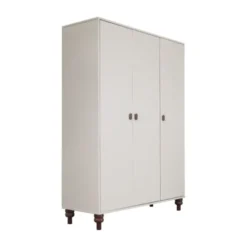 Europe Baby Olivia II Kledingkast 3-Deurs - Oatmeal / Walnoot - Bold
