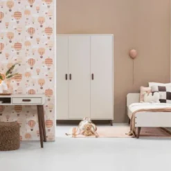 Europe Baby Olivia II Oatmeal / Walnoot - Retro | 90x200 + Bureau