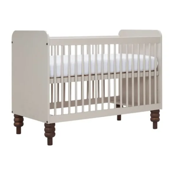 Europe Baby Olivia II Oatmeal / Walnoot - Bold | Ledikant 60 x 120 + Commode