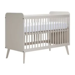 Europe Baby Olivia II Oatmeal / Oatmeal - Retro | Ledikant 60x120 + Commode