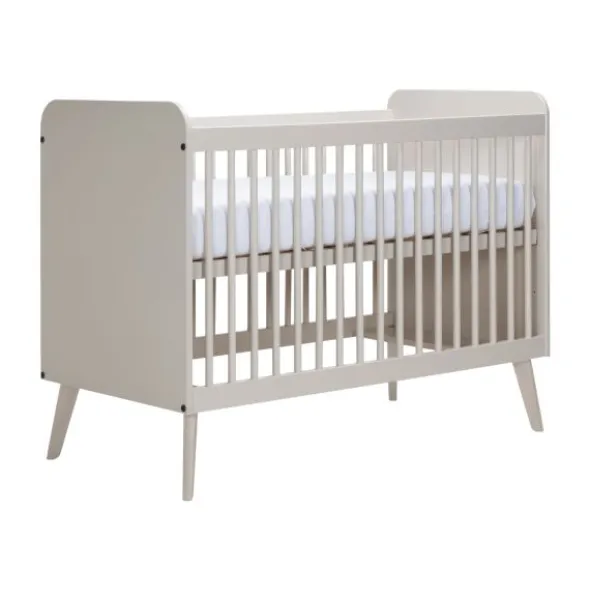 Europe Baby Olivia II Oatmeal / Oatmeal - Retro | Ledikant 60x120 + Commode