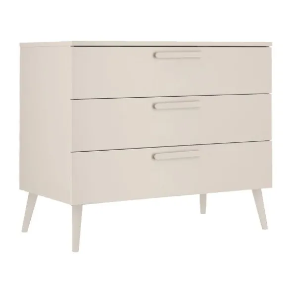 Europe Baby Sev Babykamer Cashmere/Cashmere | Ledikant 60 x 120 + Commode