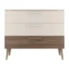 Europe Baby Sev Commode - Cashmere/Walnoot