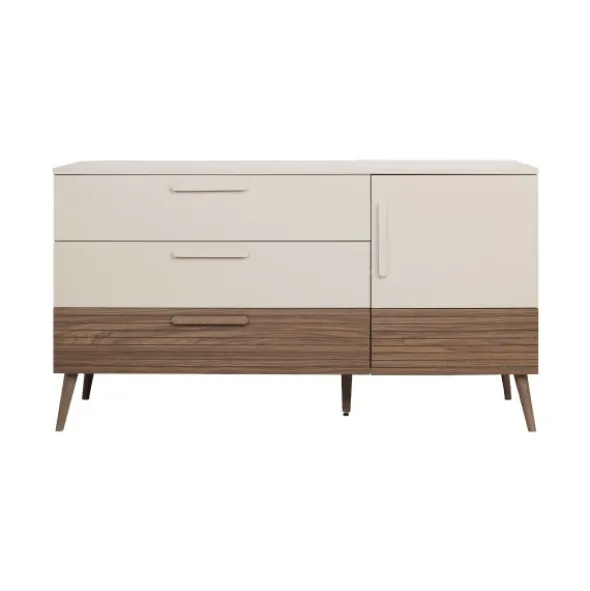Europe Baby Sev XL Commode - Cashmere/Walnoot