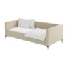 Europe Baby Square+ Bedbank - Ribcord - 90 x 200 cm - Ivory