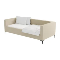 Europe Baby Square+ Bedbank - Ribcord - 90 x 200 cm - Ivory