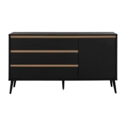 Europe Baby Sterre Commode XL Zwart / Oak