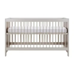 Europe Baby Vittoria III Babybed - Cashmere / Walnut - 70 x 140 cm