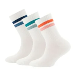 Ewers Tennissokken - 3-pack Streepjes - Maat 23/26
