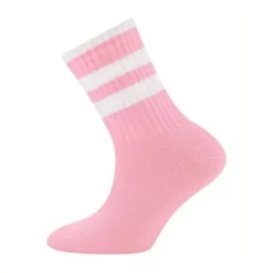 Ewers Tennissokken - Rippe/Ringel - Ice Pink - Maat 23/26