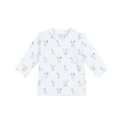 Feetje AOP Giraffe T-Shirt Lange Mouwen Wit Mt. 62