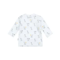 Feetje AOP Giraffe T-Shirt Lange Mouwen Wit Mt. 62