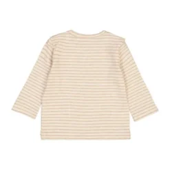 Feetje The Magic is in You Rib Longsleeve Met Streep – Mt. 50 – Taupe Melange