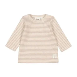 Feetje The Magic is in You Rib Longsleeve Met Streep – Mt. 50 – Taupe Melange