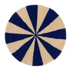 Ferm Living Arch Small Vloerkleed Blue / Off White