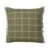 Ferm Living Calm Kussen - Olive / Off-White