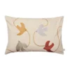 Ferm Living Kussenhoes - Swif Bird Embroidered Cushion - Rechthoekig - Multi