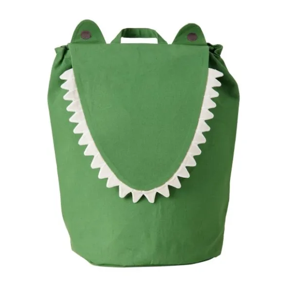 Ferm Living Opbergmand Krokodil - Artichoke Green
