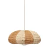 Ferm Living Rivan Lampenkap - Papier - Natural / Off-White