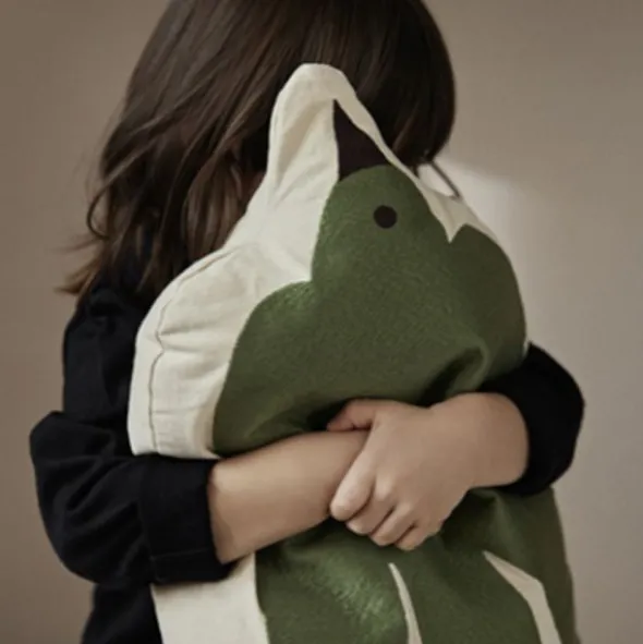 Ferm Living Swif Bird Kussen - Avocado Green