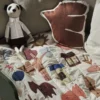 Ferm Living Swif Bird Kussen - Baked Clay