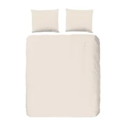 Good Morning Cotton Dekbedovertrek Sand 140 x 220 cm