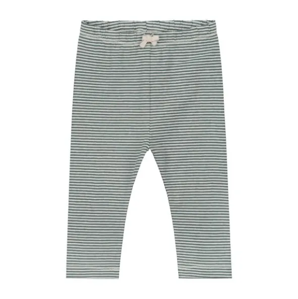 Gray Label Legging - 0-3 Mnd - Blue Grey/Cream