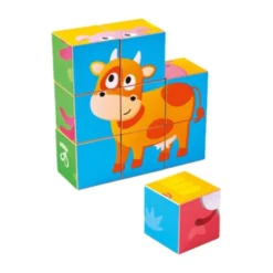 Hape Blokkenpuzzel - Farm Animal