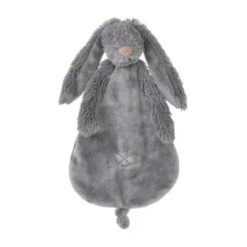 Happy Horse Konijn Richie Knuffeldoekje - 25cm - Deep Grey
