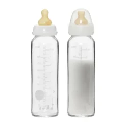 Hevea Glazen Fles 240 ml 2 Stuks