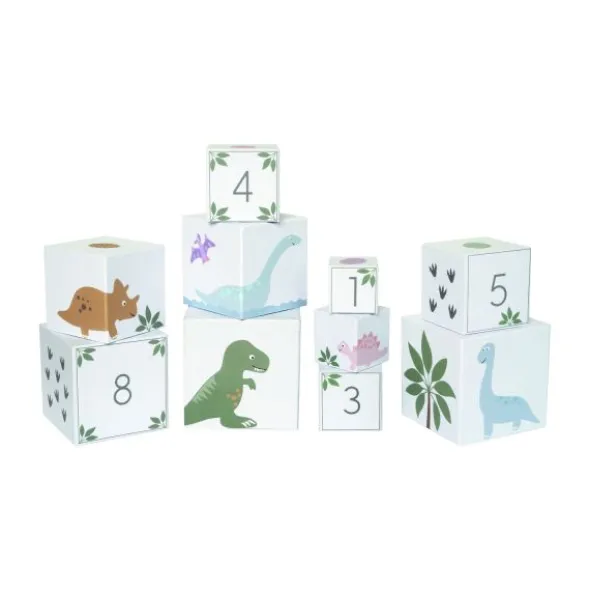 Jabadabado Stapeltoren Blokken - Dino 1-10