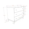 JAXX Ilyas Commode - Walnoot