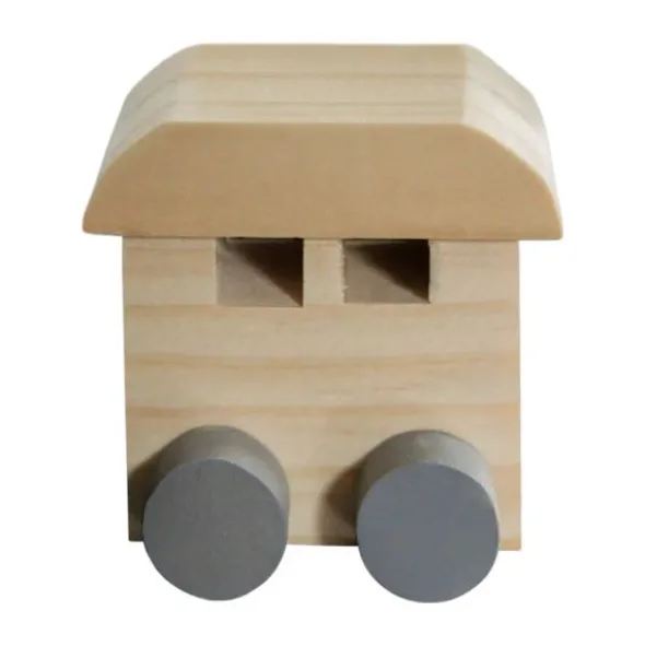 Jep Letters Eindwagon - Hout