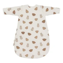 Jollein Baby Slaapzak met Afritsbare Mouw Sleepy Miffy Terry - Biscuit - 90 cm