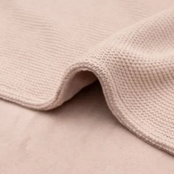 Jollein Basic Knit Wiegdeken - Fleece - Wild Rose
