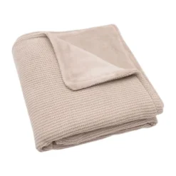 Jollein Basic Knit Wiegdeken - Fleece - Wild Rose