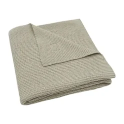 Jollein Basic Knit Wiegdeken - Olive Green