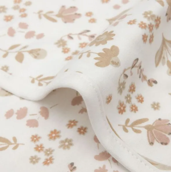 Jollein Bloomy Deken Wieg - 75 x 100 cm - Jersey