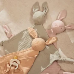 Jollein Bunny Ears Speendoekje - Wild Rose